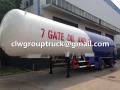 25 Tan Tri-gandar pengangkutan LPG semi treler