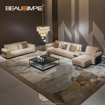 Royal Italian Nubuck Leather Sofa