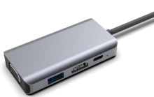 Four ultra-thin computer docking stations