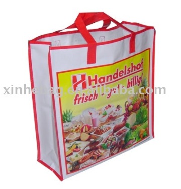 PP woven tote shopping bag