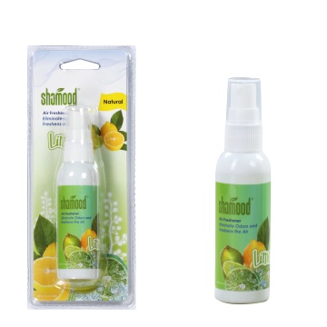 Essential Oil Lime Car Air Freshener in Bottle Shape