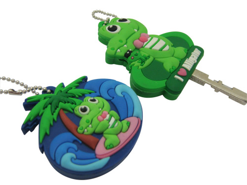 Cute Design PVC 3D Soft Rubber Key Cap