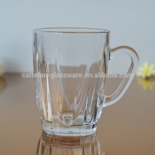 Eco-friendly drinking glass cuo with handle glass mug