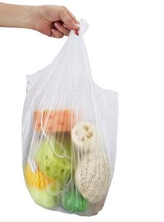 White HDPE T-Shirt Bag Grocery Bag Plastic Bag Carrier Bag