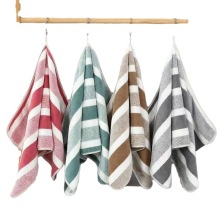 Soft Absorbent Microfiber Stripe Kitchen Towels