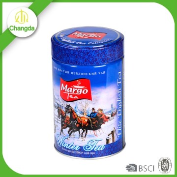 Beautiful fresh perfume tin packaging box