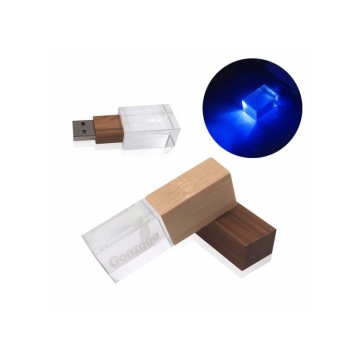 Clé USB de mariage Crytal avec LOGO personnalisé