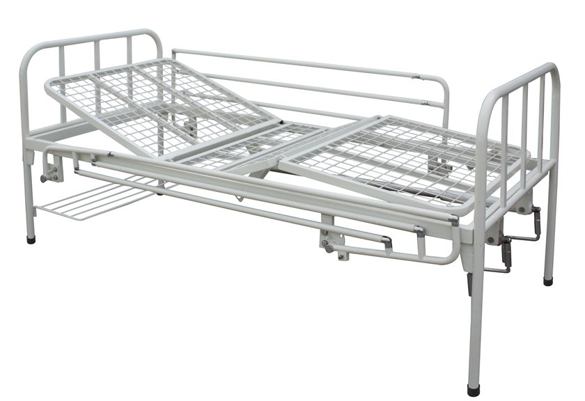 Manual Medical Bed With Two Cranks