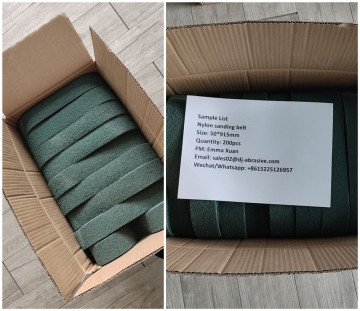 Blue non-woven abrasive tools Abrasive Sanding Belts