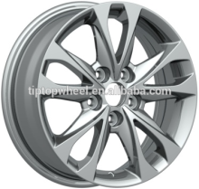 hyper silver alloy wheels made in china new design car rims 5x114.3 rims wheels