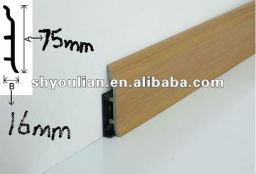 wood plastic composite skirting wpc skirting board