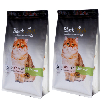 Flat Ziplock Gusset Block Bottom Pet Bags