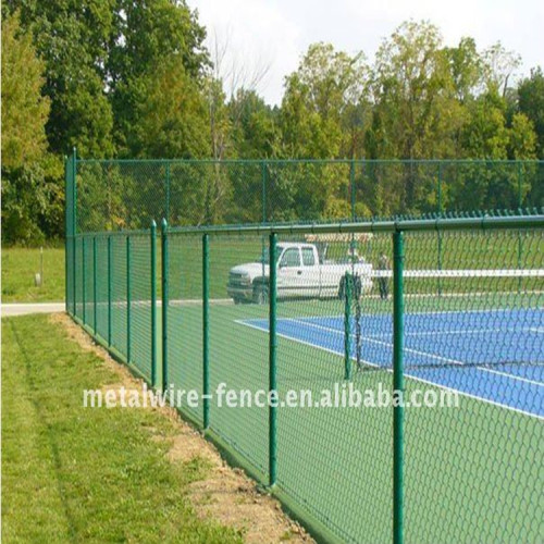 Lubang berlian 2 inci Chain link pagar mesh