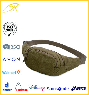 New Fashion design canvas waist bag, sport waist bag, men waist bag