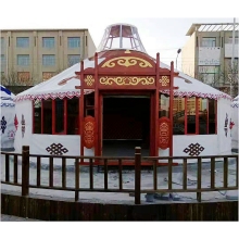 Waterproof Camping Dome Mongolian Yurt Tent" could be simplified and optimized for a search engine as:

"Waterproof Camping Mongolian Yurt Tent