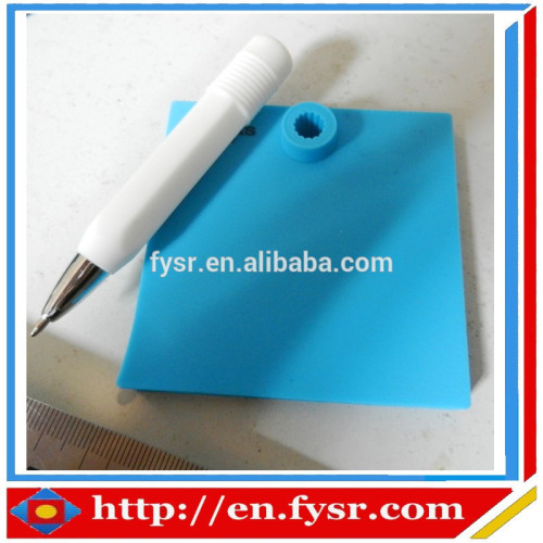 2015 eco-friendly silicone rewritable & erasable writing pad with pen , memo pad,writing board