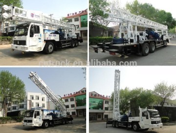 Sinotruk tractor mounted drilling rig