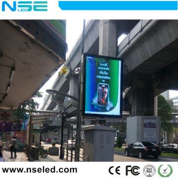 Waterproof Street Lamp Pole P6 Outdoor Digital LED Display Sign