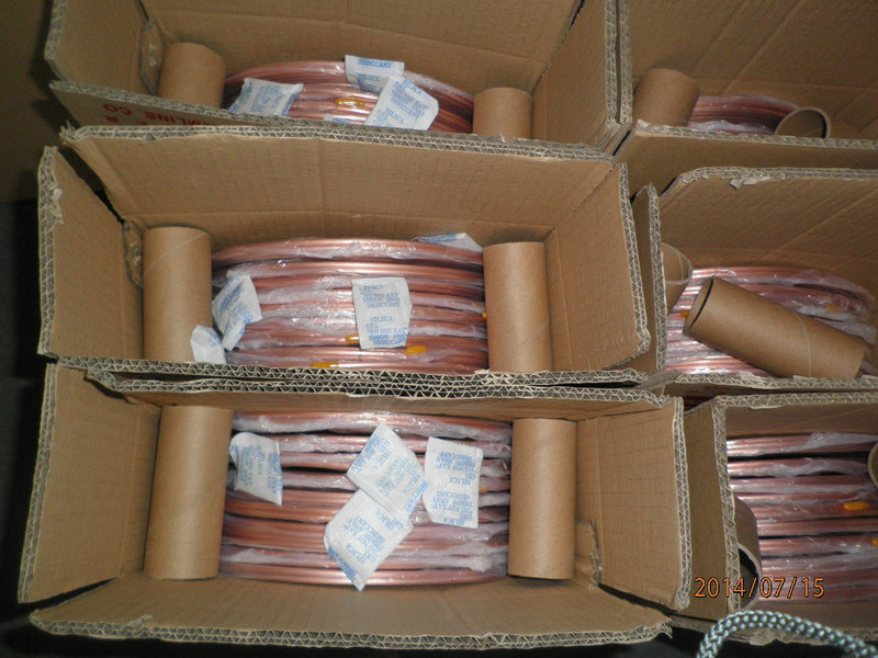 High Quality Refrigeration Pancake Copper Coil Tubes 15m15.24m as Per ASTM B280