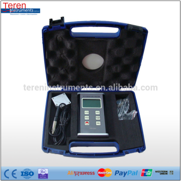 3D portable vibration analyzer, piezoelectric vibration transducer