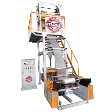 XH50 Single Layer Recycle Raw Material Plastic Film Blowing Machine