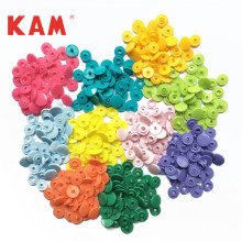 Matte or Glossy Plastic Kam Snap Buttons for Kids' Clothes