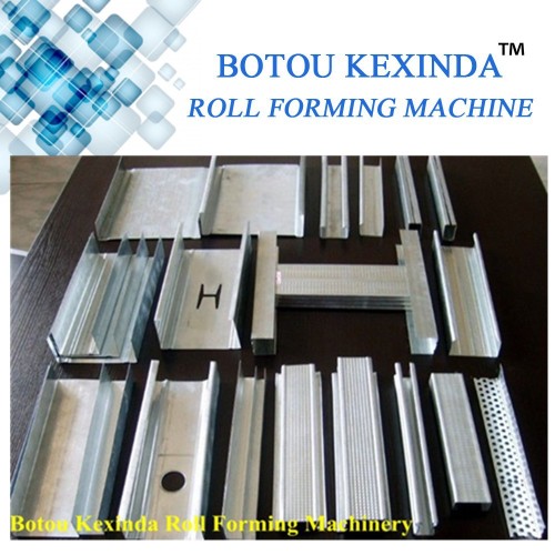 High speed automatic metal stud and track, ceiling drywall system roll forming machine