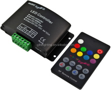RGB Music Controller with RF 18 Key Remote - Wireless Lighting and Audio Control