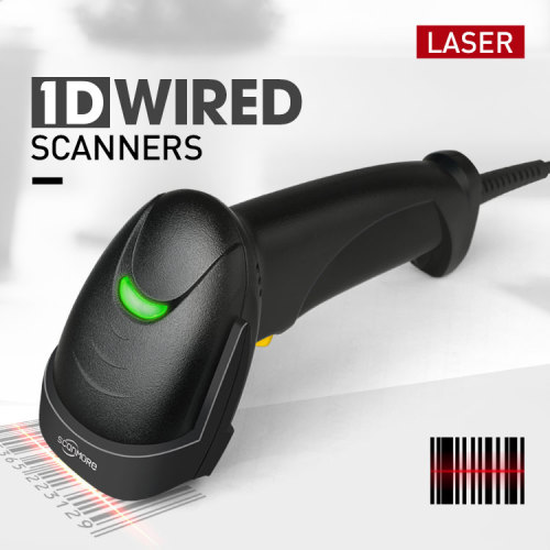 Handheld 1d Laser Wired Barcode Scanner