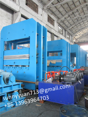 Hydraulic Rubber Tile Press / Rubber Machine Manufacturer / Rubber Floor Mat Vulcanizing Machine