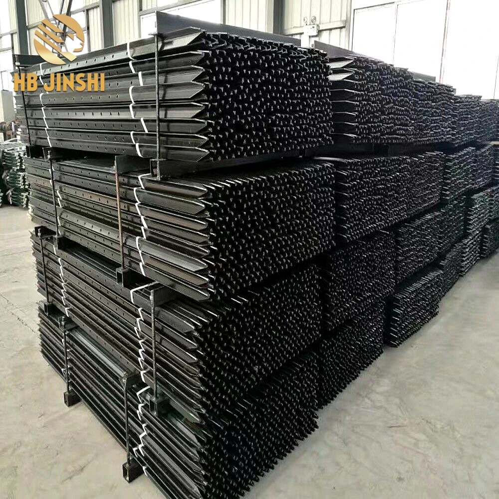 Black Bitumen Y Steel Fence Post/Australia Star Picket