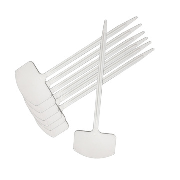 Reusable T-Type Plastic Plant Labels for Gardens and Nurseries