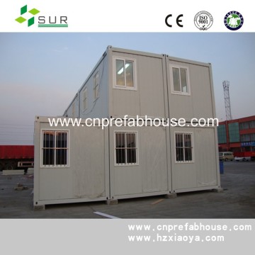 prefab container house shop living with two floor