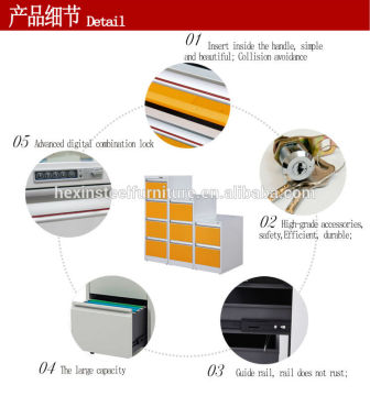 Safe office vertical filing cabinet