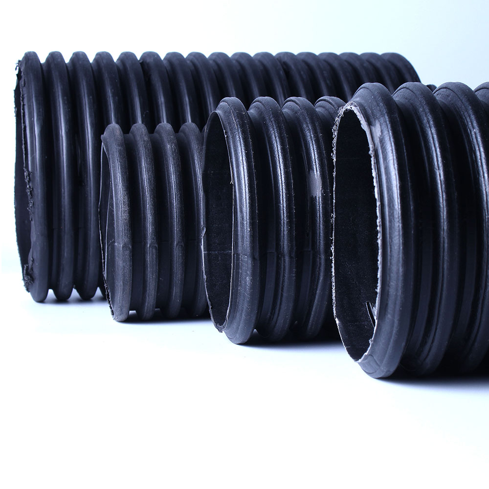 China HDPE Black Permeable Corrugated Pipe Drip Irrigation Pipe High