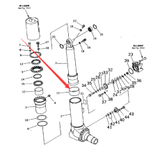 HD405-6 পরেন রিং 566-50-71230