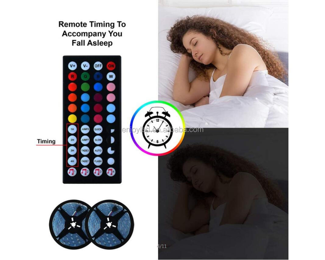 hot sale Amazon private model 44 key music synchronization controller timing 5050rgb set led light strip