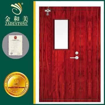 wooden fire proof door with 2 hour certificate