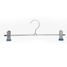 Blue clip coated trousers hanger