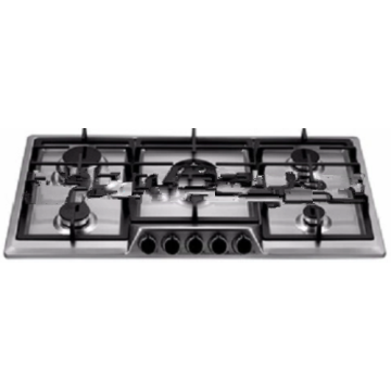 Sunflame Stainless Steel 5 Burners Built In Hobs