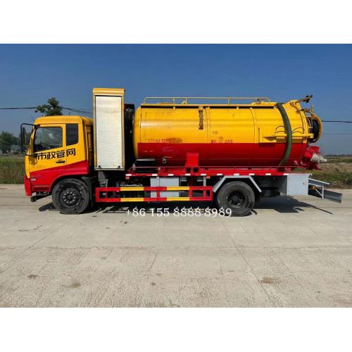 Dongfeng Tianjin Swer Cleaning Fecal Vacuum Tank Truck