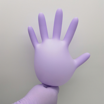 Purple Nitrile Gloves Flexible Waterproof Disposable Gloves