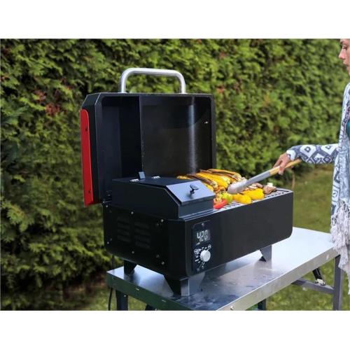 Electric Pellet Grill,Electric Wood Pellet Grill,Electric Wood Pellet Grill Smoker,Outdoor Electric Pellet BBQ Grill Table Top Electrical Pellet Grill Stainless steel Commercial Garden Hotel Electric Barbecue Oven Factory