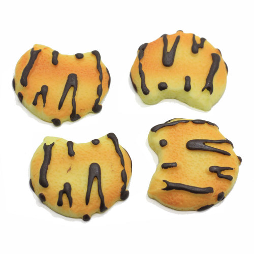 Resin Cut Chocolate Cookies Beads Simulation Επιδόρπιο Φαγητό Cabochon Charms Craft Fashion Παιδιά Diy Κοσμήματα Ευρήματα