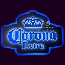 Corona 3D LED -ljusskylt