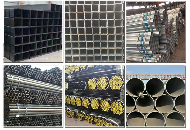 Q235 Black Carbon ERW Weld Steel Pipe