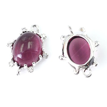 Fashion Pendant Finding, Custom Zircon Pendant Finding, P9134