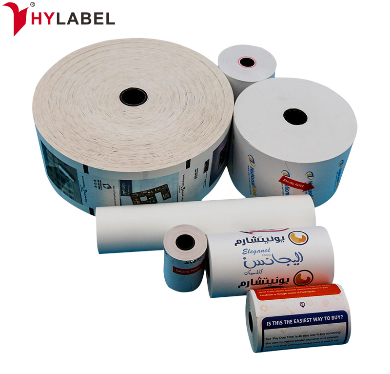 any size for thermal paper