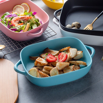 Nordic Matte Ceramic Baking Tray Set