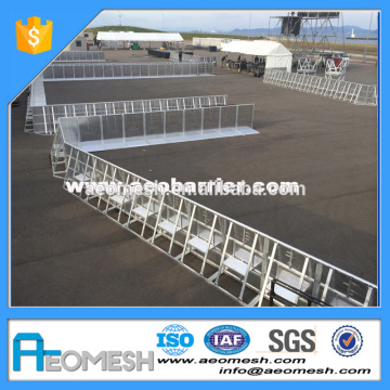 Metal crowd control barrier, Crowd control barricade, metal barricade, expandable concert barricade